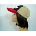 s MEOW Baseball Cap Infinity Headwear Beige Red White Blue Adjustable VGC  eb-21865548